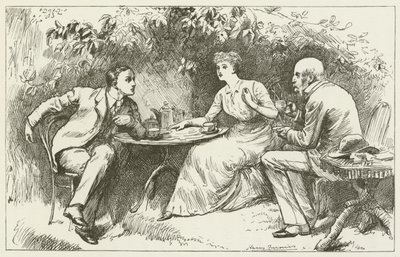 Illustration for Sylvie and Bruno by Harry Furniss