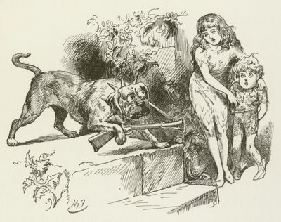 Illustration for Sylvie and Bruno by Harry Furniss