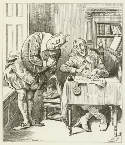 Illustration for Sylvie and Bruno by Harry Furniss