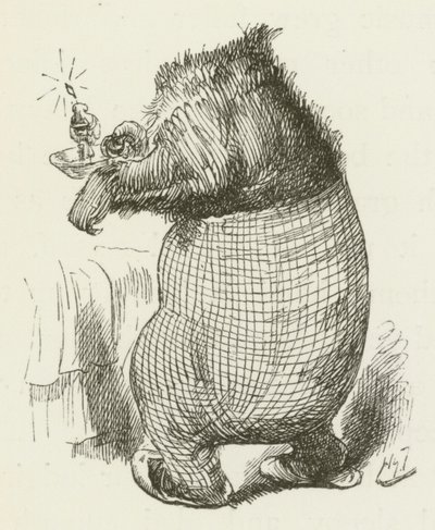 Illustration for Sylvie and Bruno by Harry Furniss