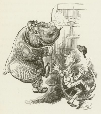 Illustration for Sylvie and Bruno by Harry Furniss