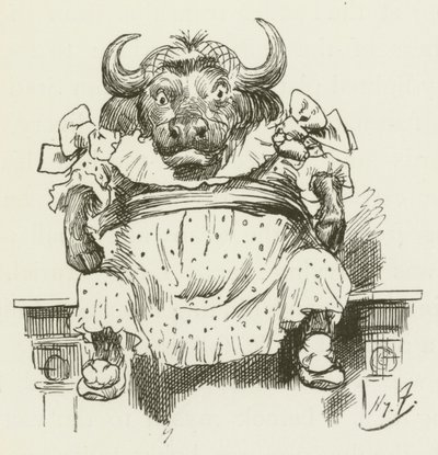 Illustration for Sylvie and Bruno by Harry Furniss
