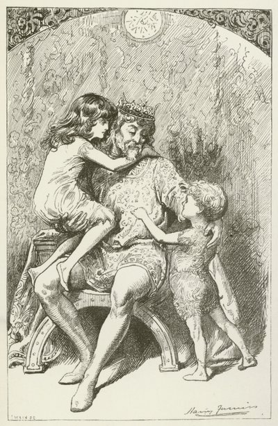 Illustration for Sylvie and Bruno by Harry Furniss