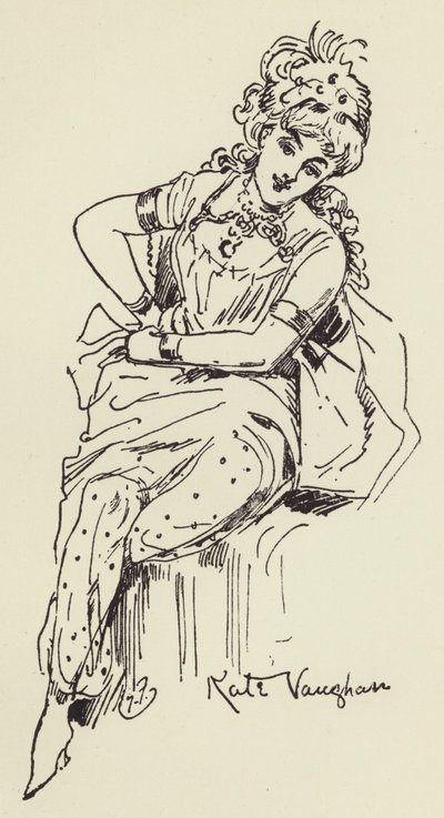 Kate Vaughan by Harry Furniss
