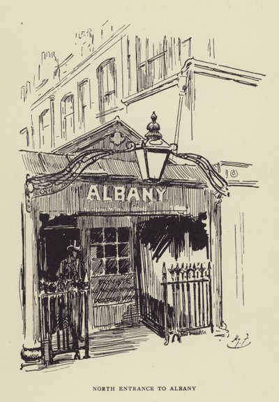 North entrance to Albany by Harry Furniss