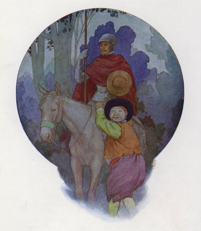 Illustration for Don Quixote by Harry George Theaker