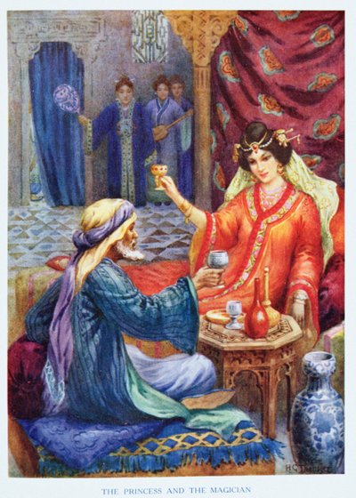 The Princess and the Magician, illustration from 