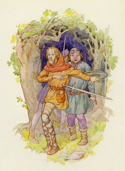 The pixies are abroad, one whispered to another by Harry George Theaker