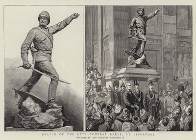Statue of the Late General Earle, at Liverpool by Harry Hamilton Johnston