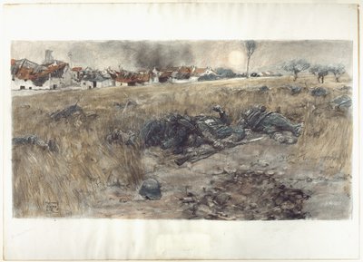 The Harvest Moon by Harvey T. Dunn