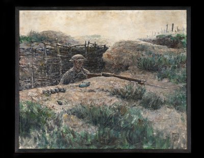 The Sentry by Harvey T. Dunn