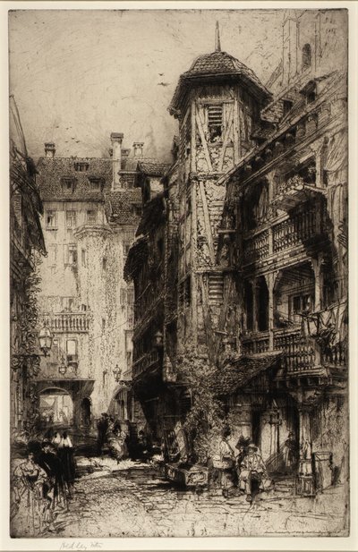 Cour de Corbeau, Strasbourg by Hedley Fitton