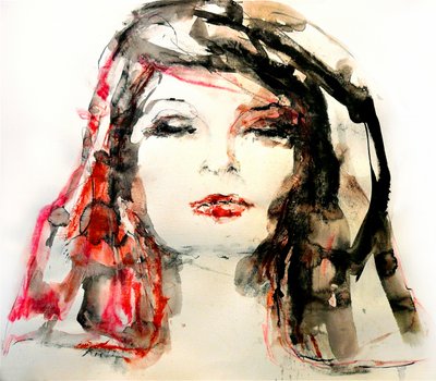 Expressive Female Portrait by Hein Kocken