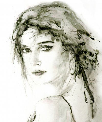 Expressive Woman Portrait by Hein Kocken