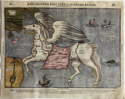Asia in the Form of Pegasus by Heinrich Bünting
