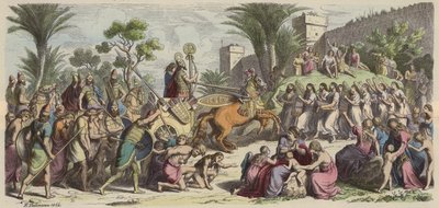 Reception of a Victorious Assyrian Army by Heinrich Leutemann