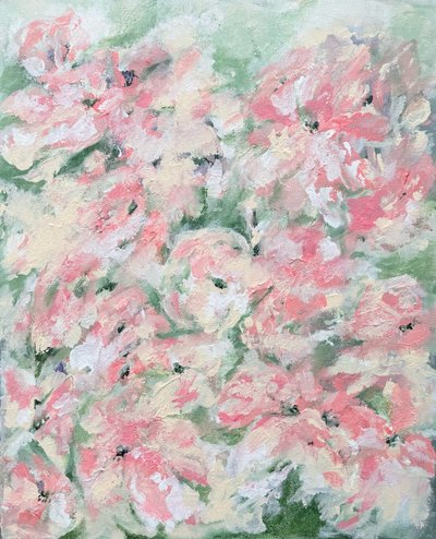 Soft Pink Blooms by Helena Ryhle
