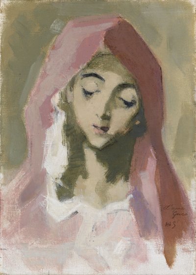 Madonna of Charity, after El Greco by Helene Schjerfbeck