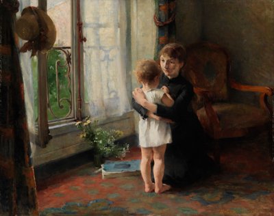 Mother and Child by Helene Schjerfbeck
