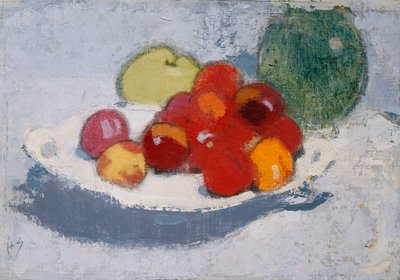 Still Life with Fruit, c.1915 by Helene Schjerfbeck
