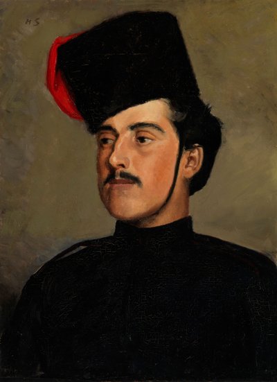 The Cossack (The Beautiful Cossack) by Helene Schjerfbeck