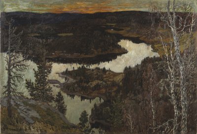 Autumn, Nordingra by Helmer Osslund