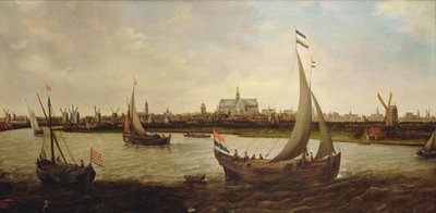 View of Haarlem from the North by Hendrick Cornelisz. Vroom