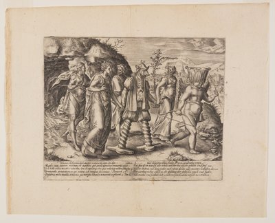 Avarice is the Root of all Evil, from Litis Abusus (The Abuses of the Law) by Hendrick Goltzius