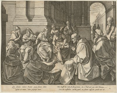 Boaz with the Ten Elders, Sheet 4 of the Series 