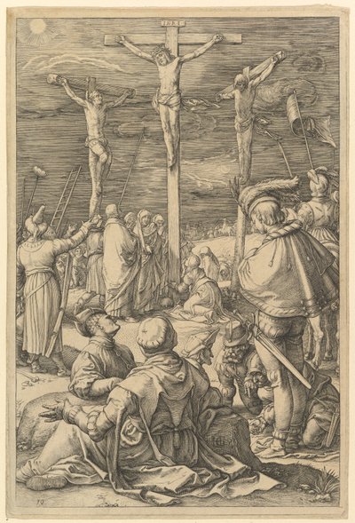 Christ on the Cross, from "The Passion of Christ" by Hendrick Goltzius