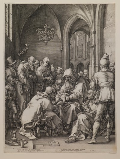 Circumcision, from the series “The Life of the Virgin” by Hendrick Goltzius