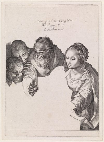 The Adoration of the Shepherds by Hendrick Goltzius