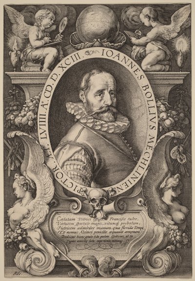 Hans Bol by Hendrick Goltzius