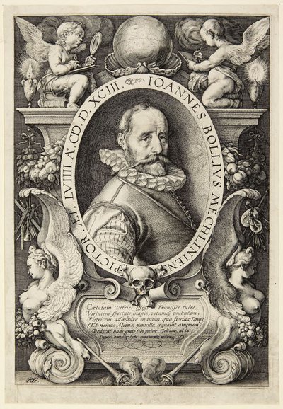 Hans Bol by Hendrick Goltzius