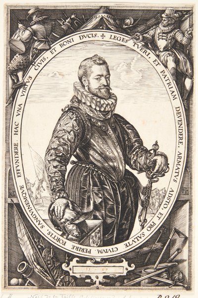 Jacques de la Faille by Hendrick Goltzius