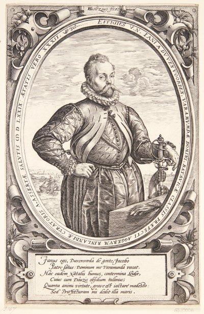 Johan van Duvenvoorde by Hendrick Goltzius