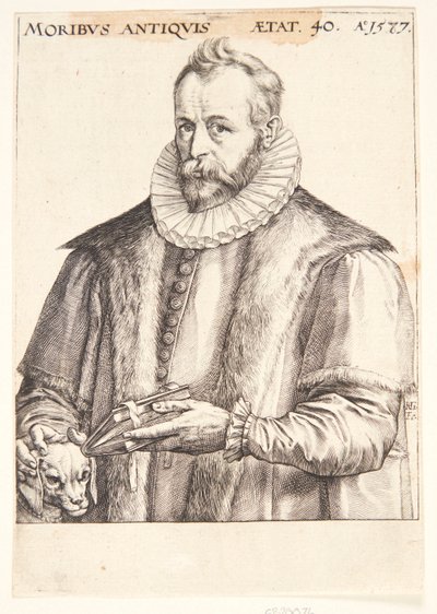Justus Lipsius by Hendrick Goltzius