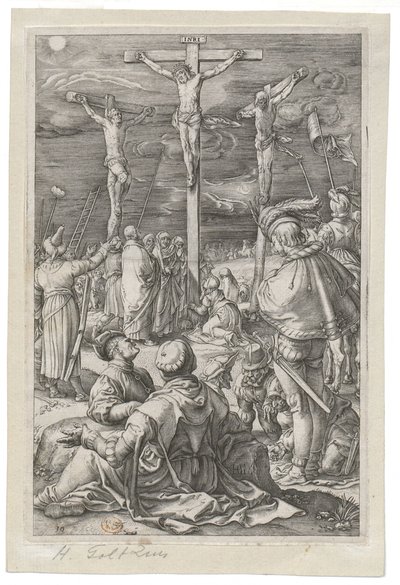 Crucifixion by Hendrick Goltzius