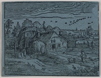 Landscape with Peasant Dwelling by Hendrick Goltzius