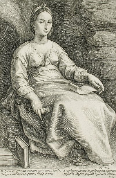 Melpomene by Hendrick Goltzius
