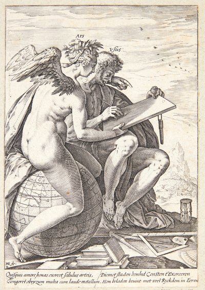 Practice and Art by Hendrick Goltzius
