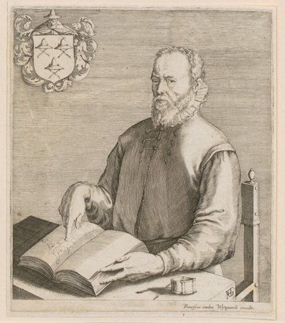 Portrait of Gerard de Jode by Hendrick Goltzius
