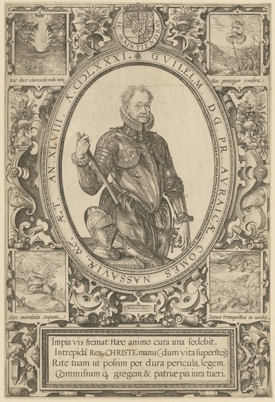 Portrait of William I of Orange by Hendrick Goltzius