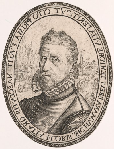 Portrait of Albert Fransz. Schatter by Hendrick Goltzius