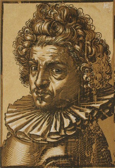 Portrait of Gillis van Breen by Hendrick Goltzius