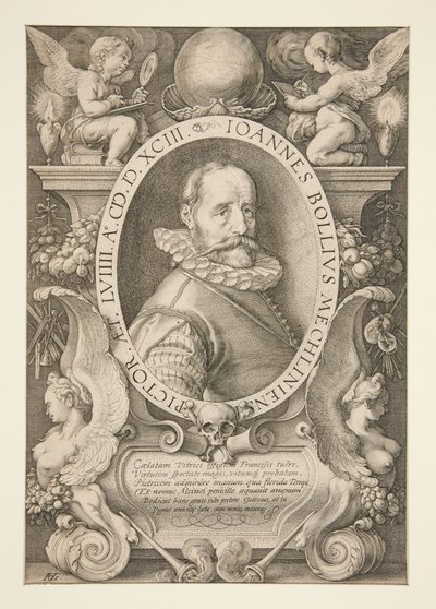 Portrait of Hans Bol by Hendrick Goltzius
