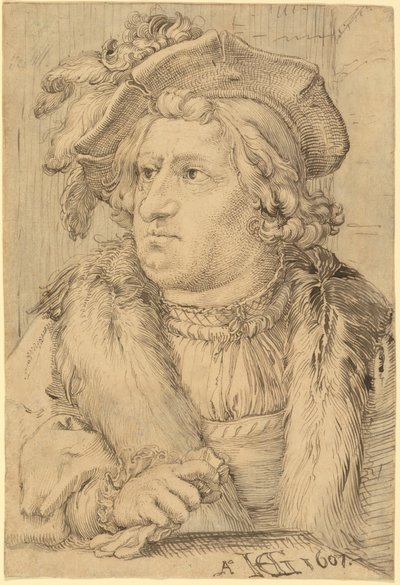 Portrait of a Man by Hendrick Goltzius