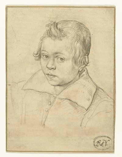 Portrait of Christiaen Rodenburg (?) by Hendrick Goltzius