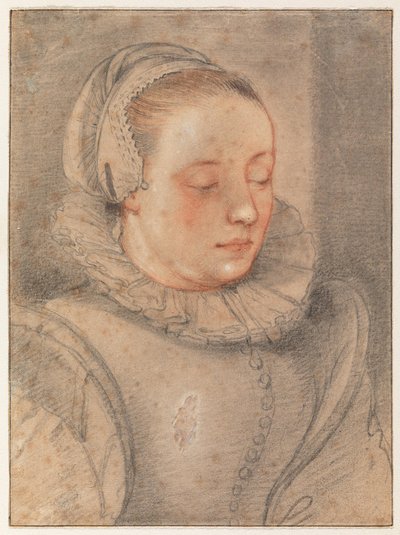 Portrait of a Young Woman by Hendrick Goltzius