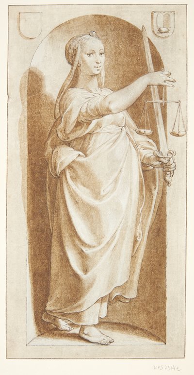 Justice by Hendrick Goltzius